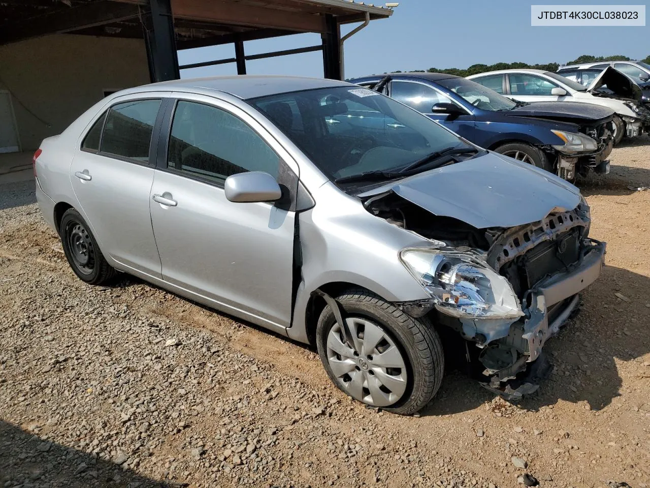 JTDBT4K30CL038023 2012 Toyota Yaris