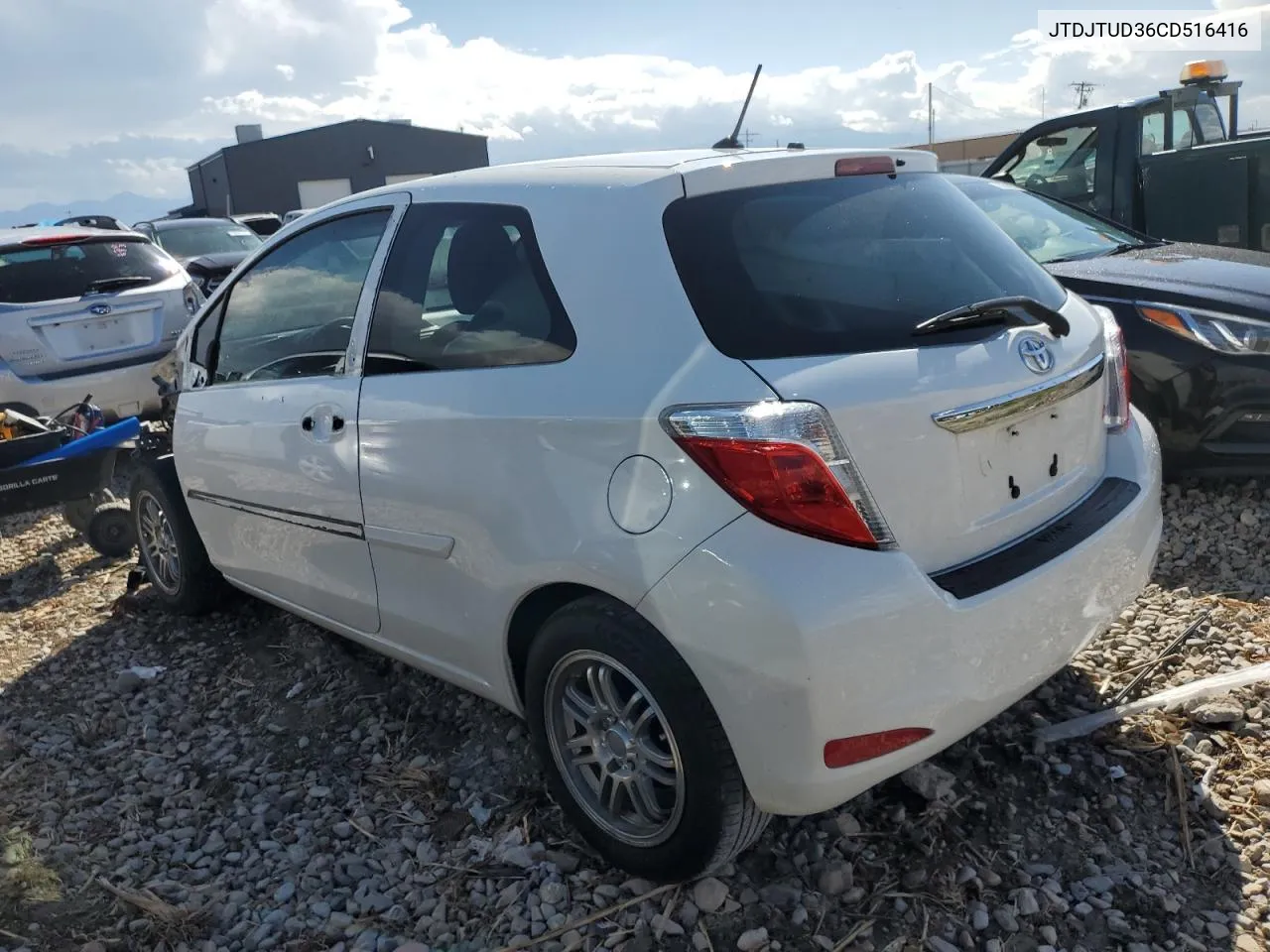 2012 Toyota Yaris VIN: JTDJTUD36CD516416 Lot: 71603234