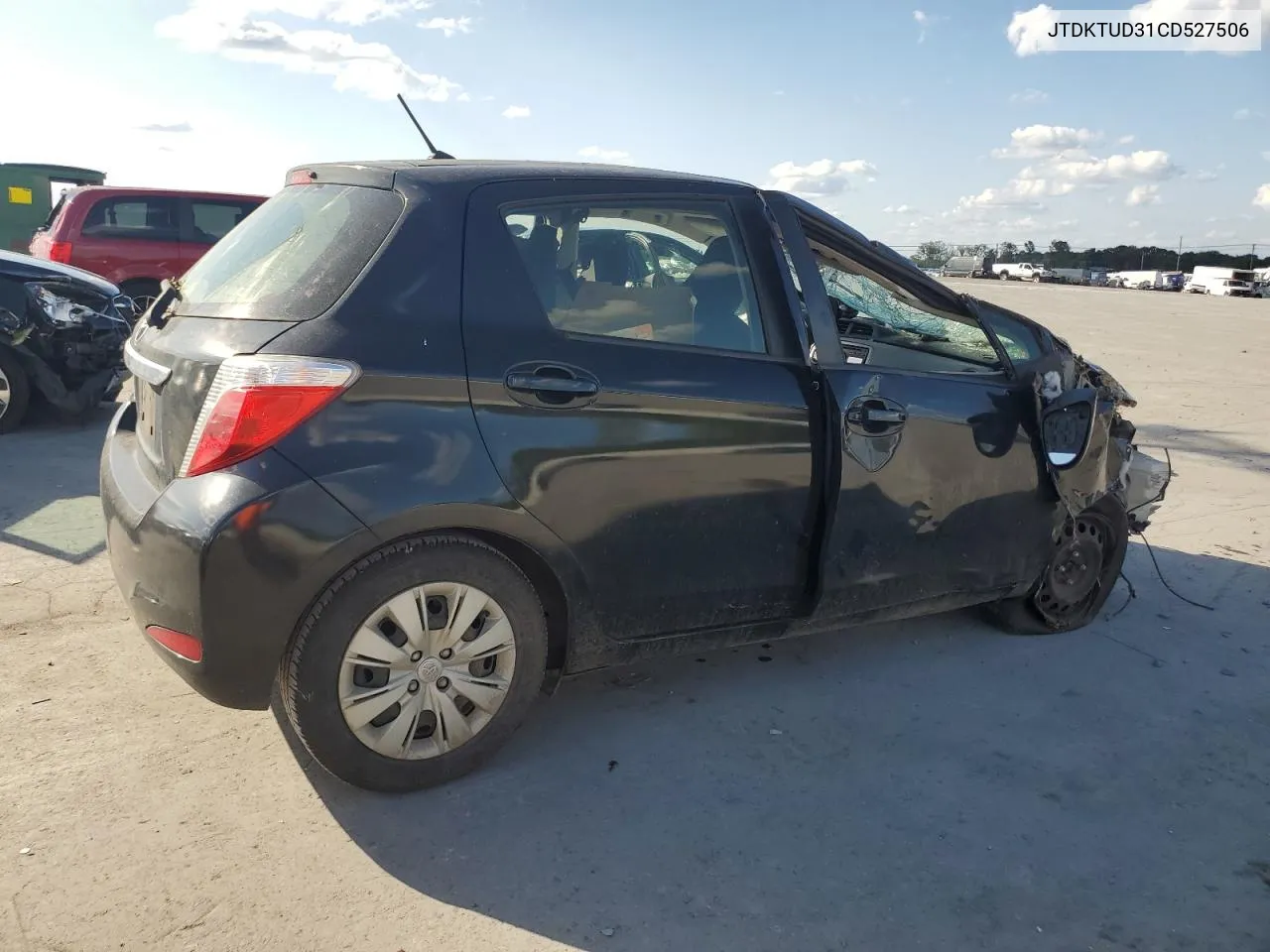 2012 Toyota Yaris VIN: JTDKTUD31CD527506 Lot: 71650534