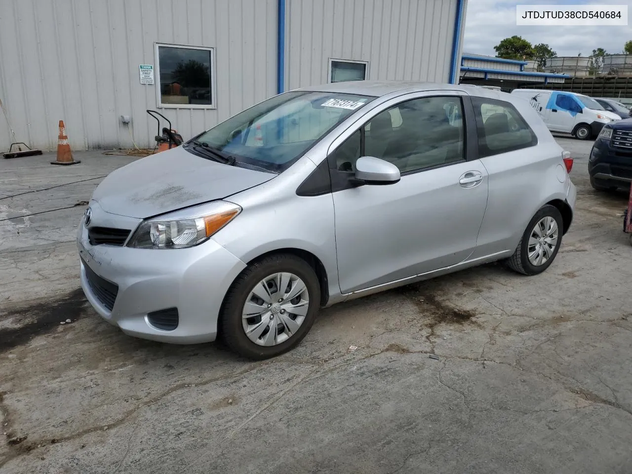 JTDJTUD38CD540684 2012 Toyota Yaris