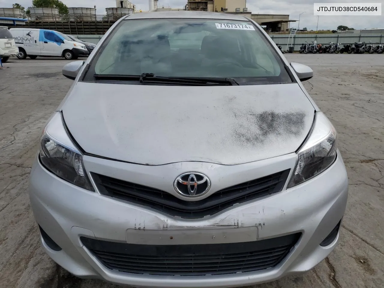 JTDJTUD38CD540684 2012 Toyota Yaris