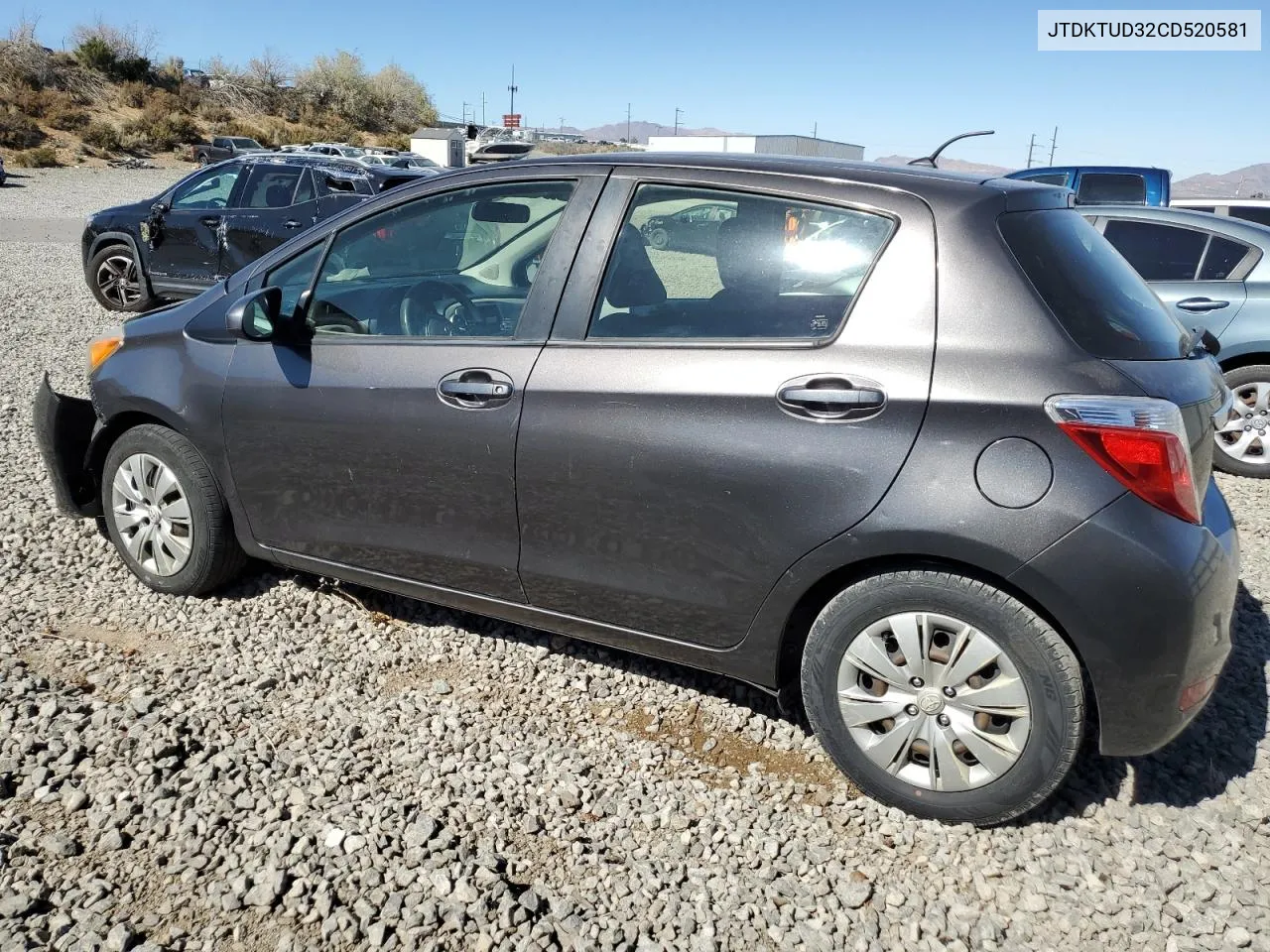 2012 Toyota Yaris VIN: JTDKTUD32CD520581 Lot: 72251514