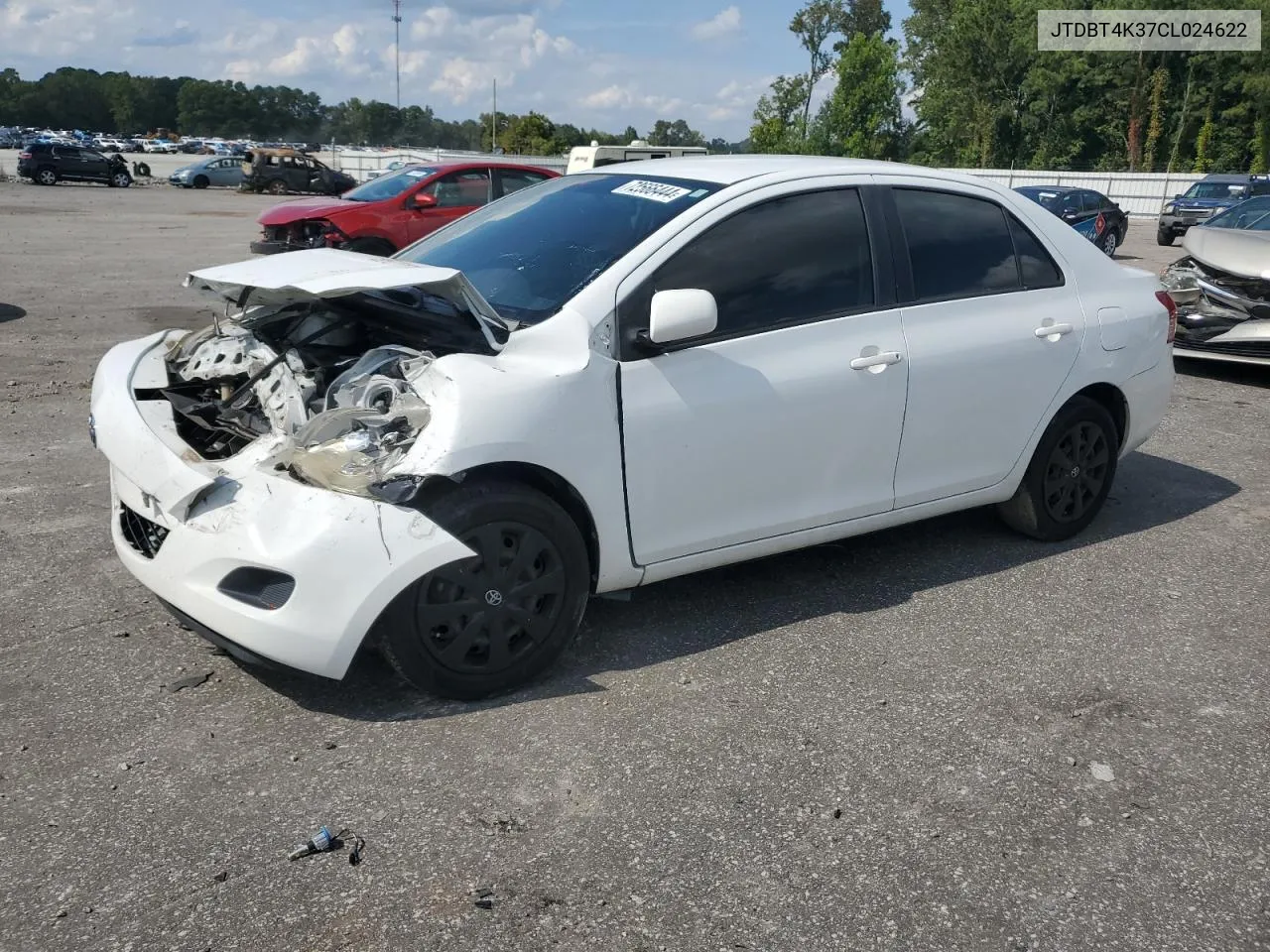 JTDBT4K37CL024622 2012 Toyota Yaris