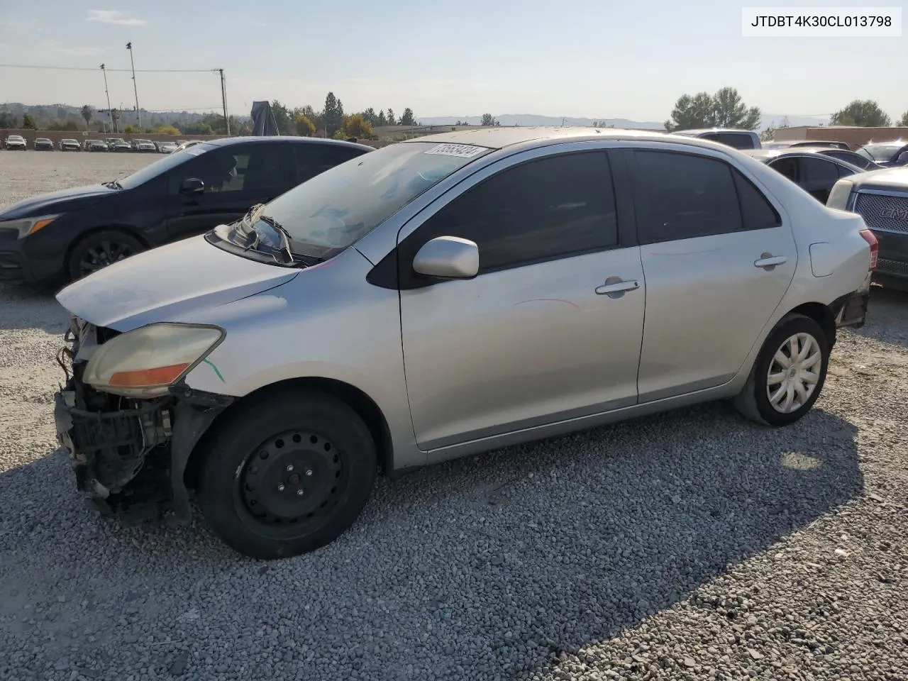 2012 Toyota Yaris VIN: JTDBT4K30CL013798 Lot: 73563424