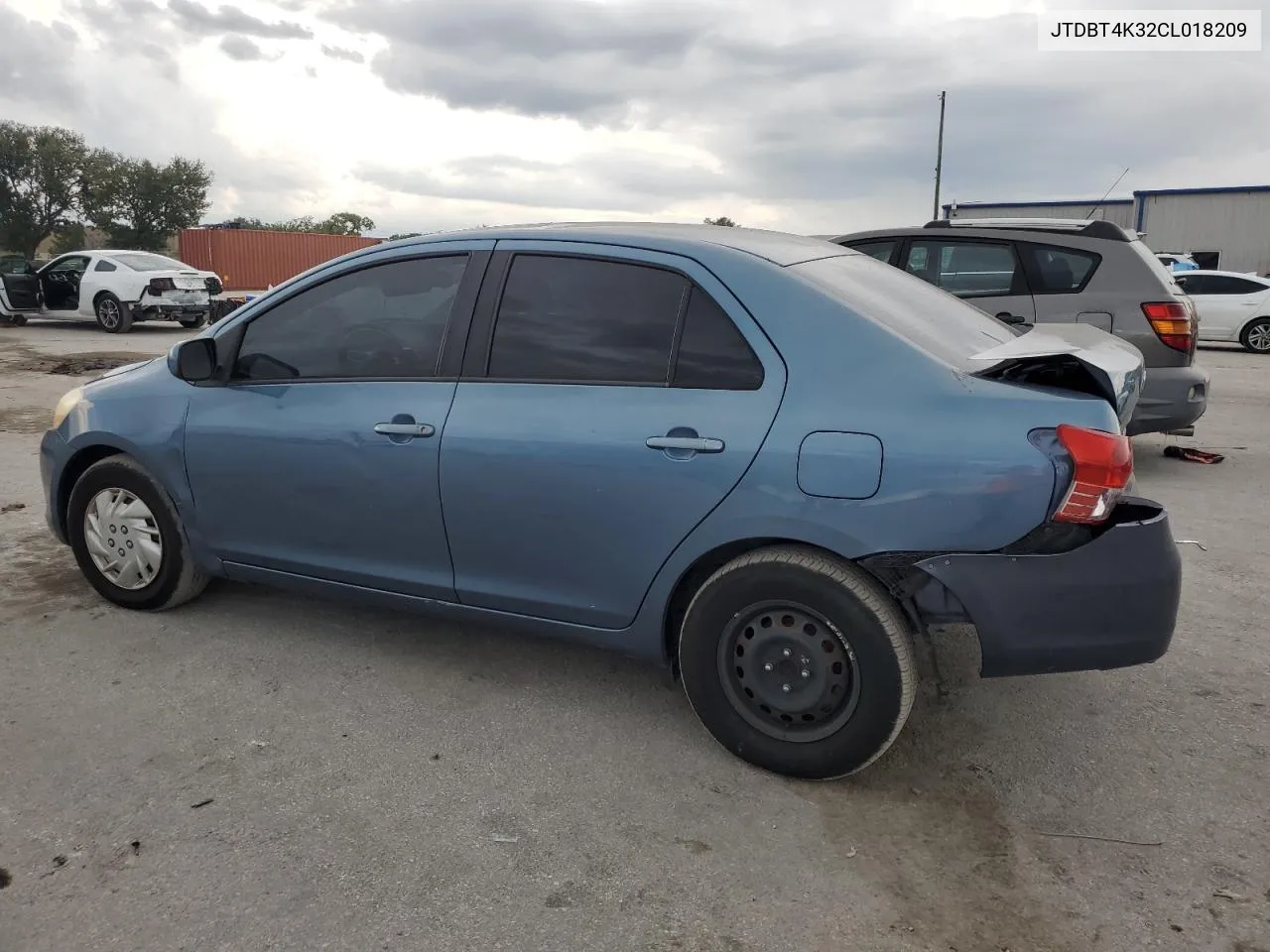 2012 Toyota Yaris VIN: JTDBT4K32CL018209 Lot: 73658354