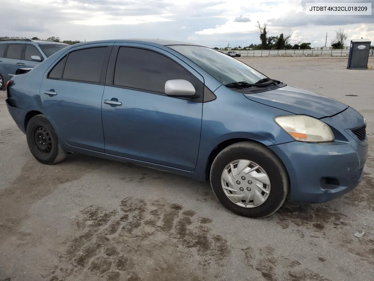 2012 Toyota Yaris VIN: JTDBT4K32CL018209 Lot: 73658354