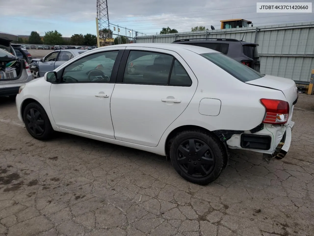 2012 Toyota Yaris VIN: JTDBT4K37C1420660 Lot: 73730674