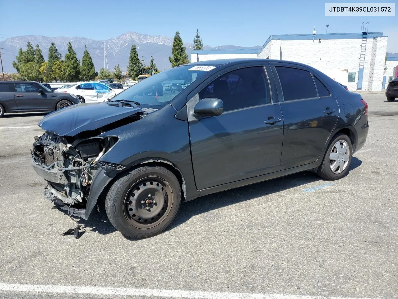 2012 Toyota Yaris VIN: JTDBT4K39CL031572 Lot: 73855244