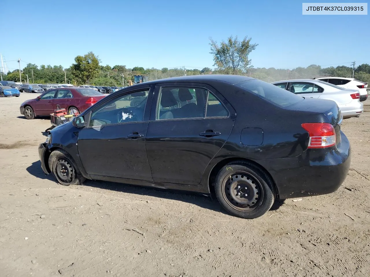 2012 Toyota Yaris VIN: JTDBT4K37CL039315 Lot: 74004754