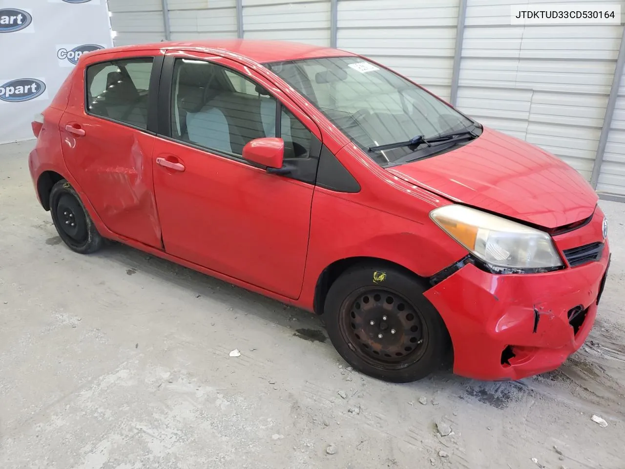 JTDKTUD33CD530164 2012 Toyota Yaris