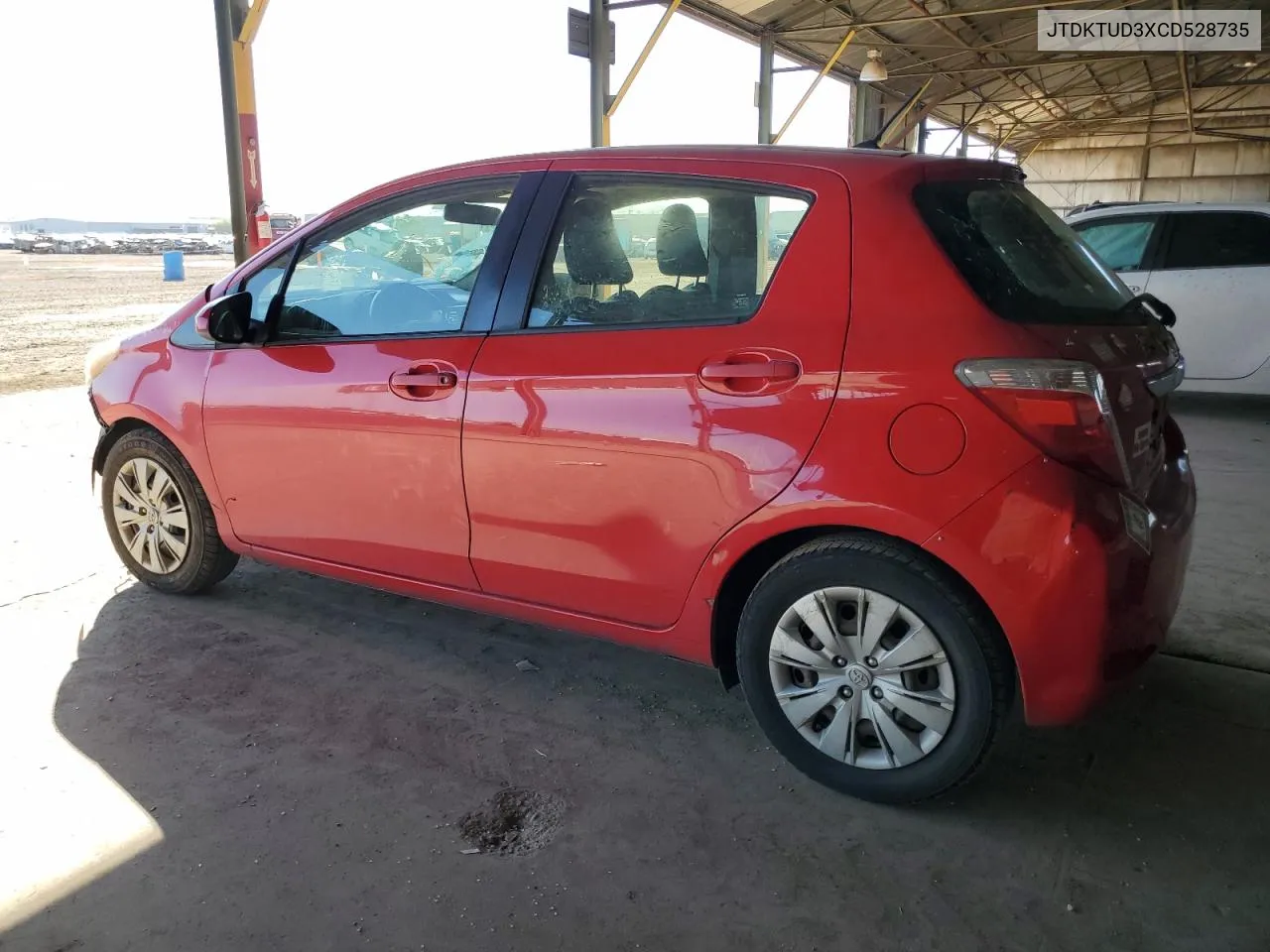 2012 Toyota Yaris VIN: JTDKTUD3XCD528735 Lot: 75586154