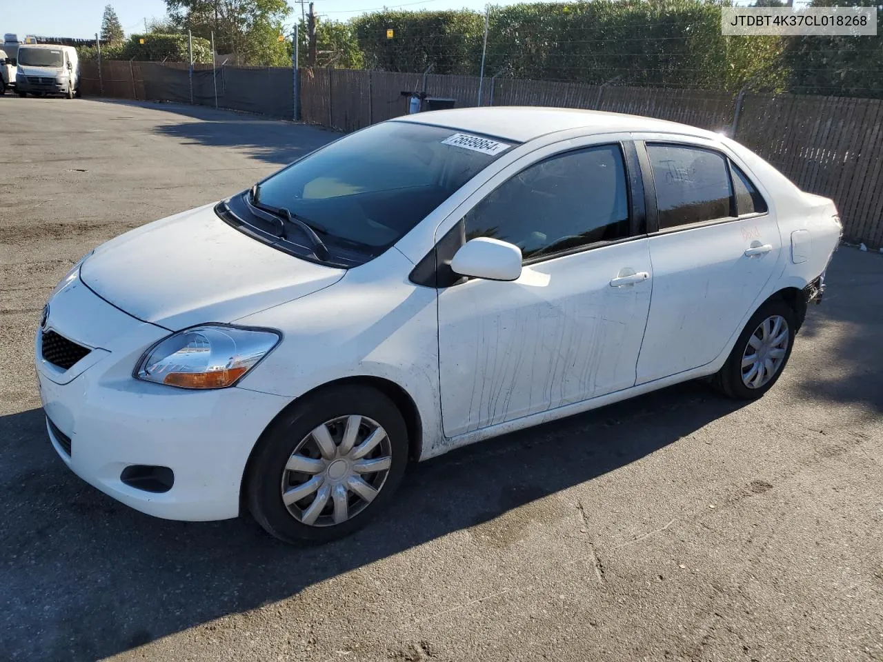 JTDBT4K37CL018268 2012 Toyota Yaris