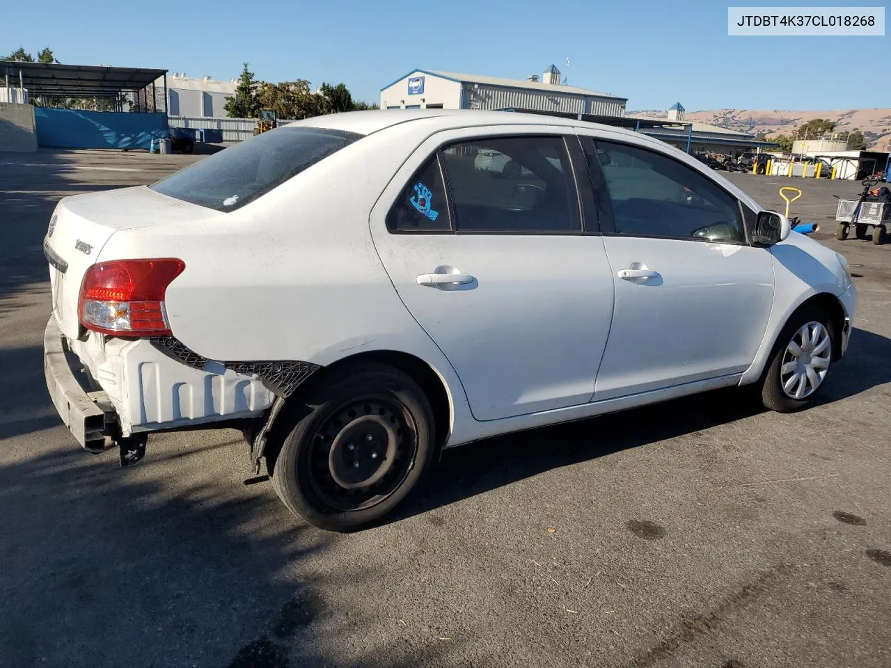 JTDBT4K37CL018268 2012 Toyota Yaris