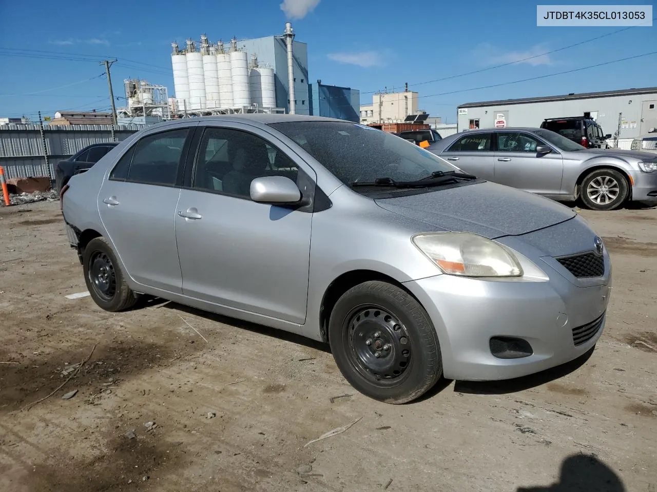 2012 Toyota Yaris VIN: JTDBT4K35CL013053 Lot: 76387704