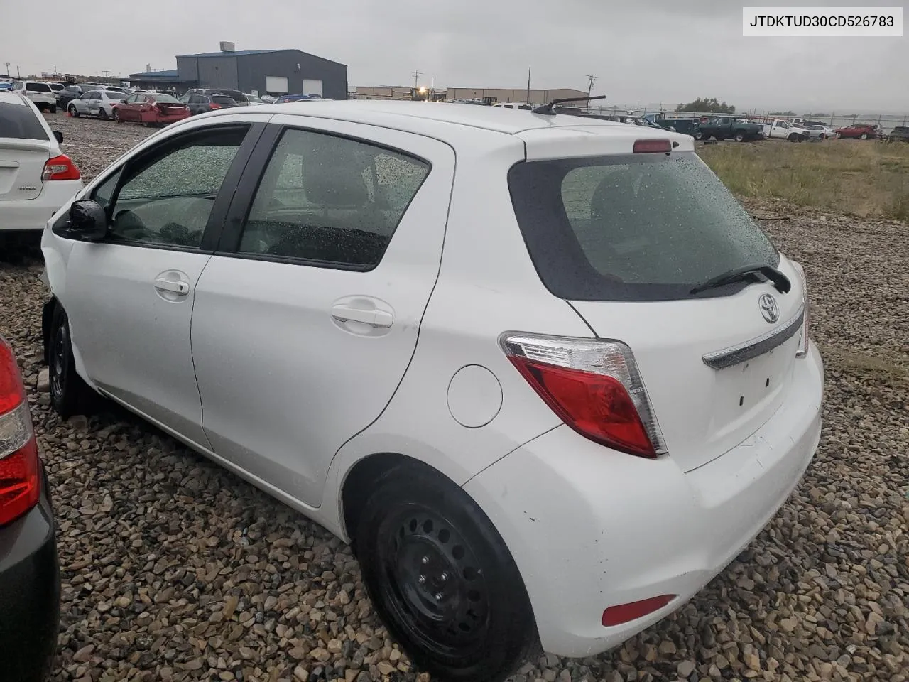 2012 Toyota Yaris VIN: JTDKTUD30CD526783 Lot: 76621584