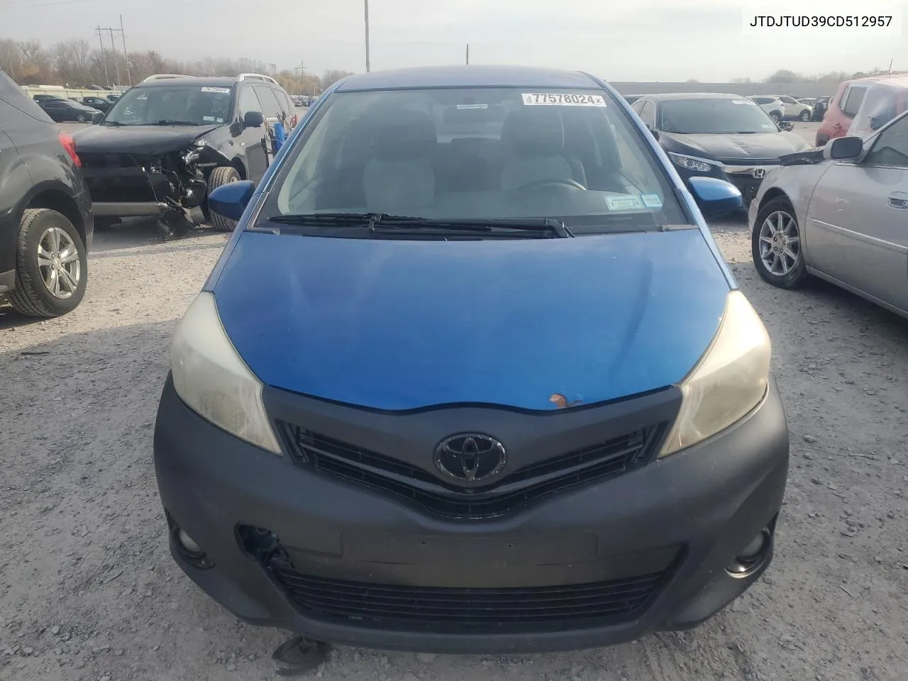 2012 Toyota Yaris VIN: JTDJTUD39CD512957 Lot: 77578024