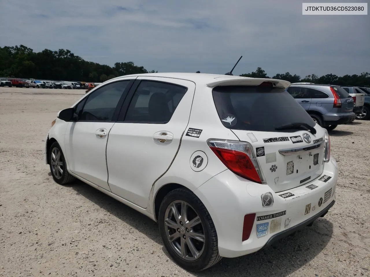 JTDKTUD36CD523080 2012 Toyota Yaris