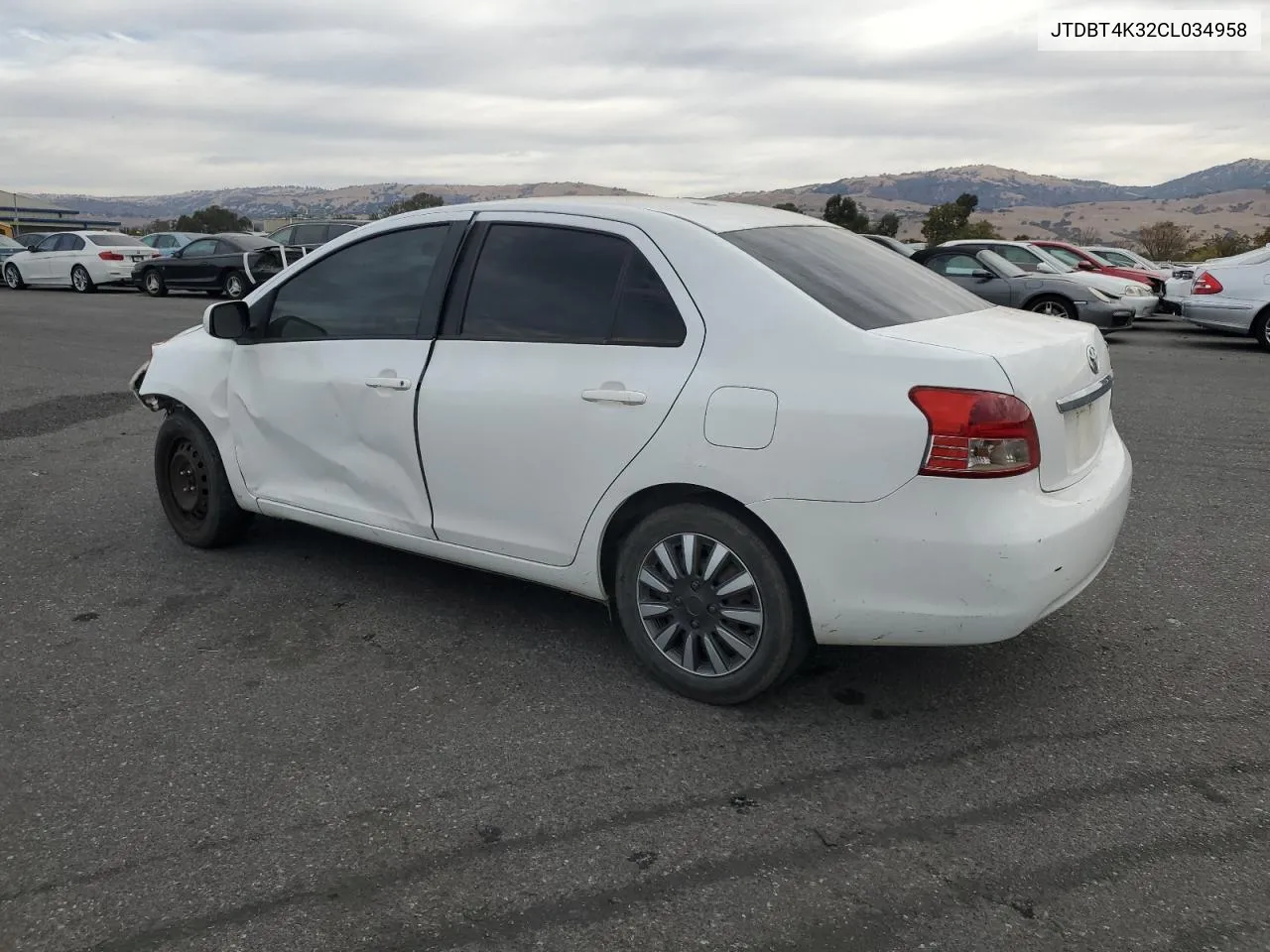 JTDBT4K32CL034958 2012 Toyota Yaris