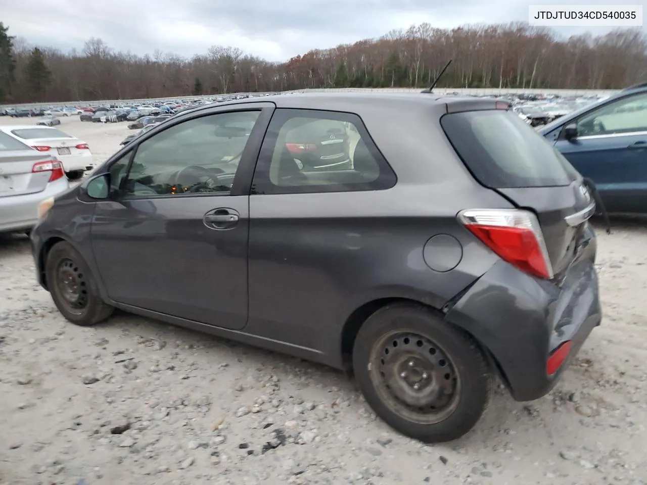 2012 Toyota Yaris VIN: JTDJTUD34CD540035 Lot: 78136514