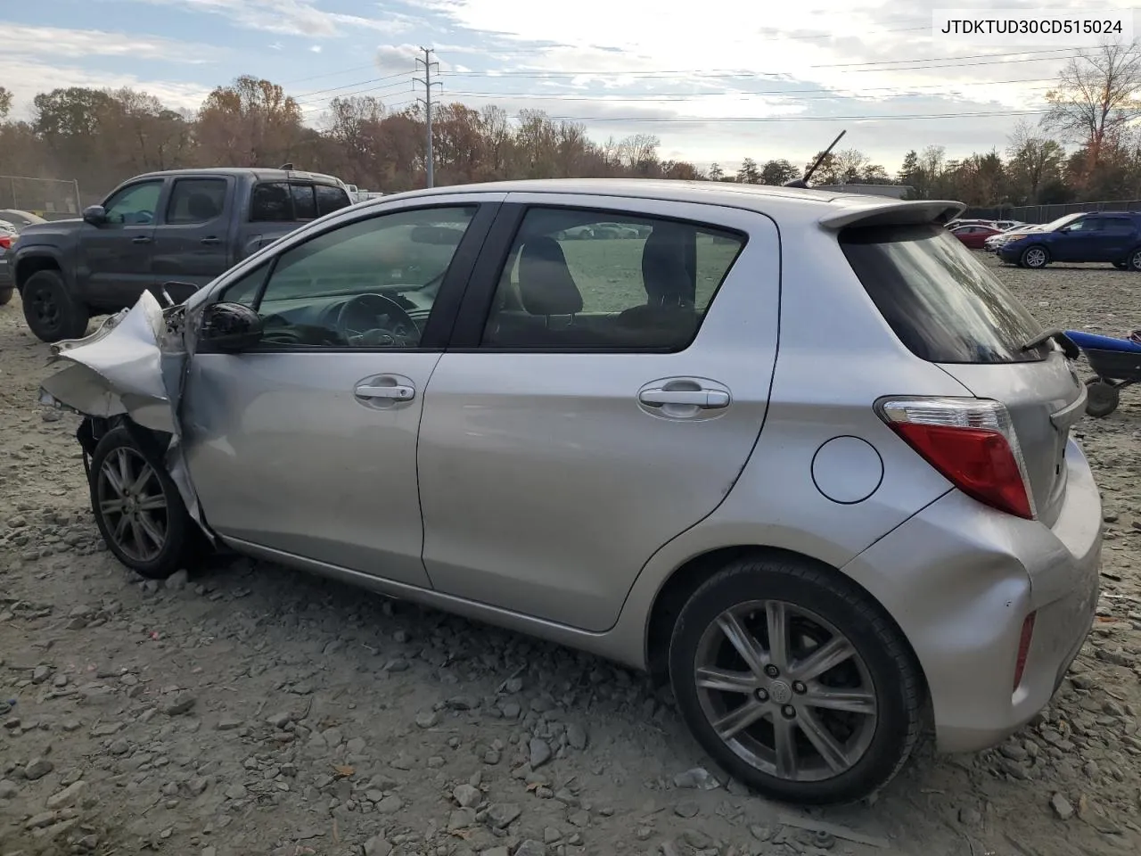 2012 Toyota Yaris VIN: JTDKTUD30CD515024 Lot: 79783644