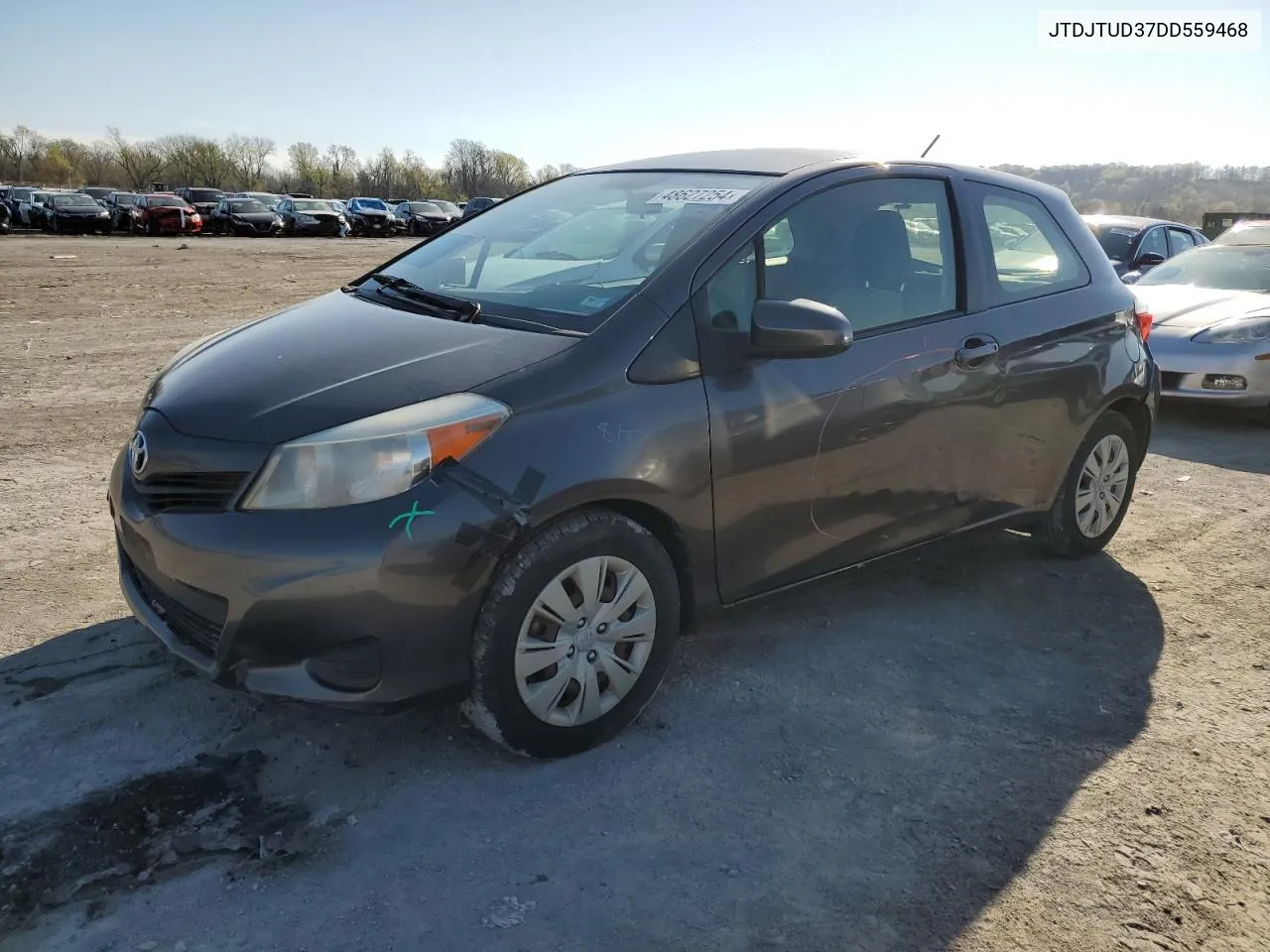 2013 Toyota Yaris VIN: JTDJTUD37DD559468 Lot: 48627254