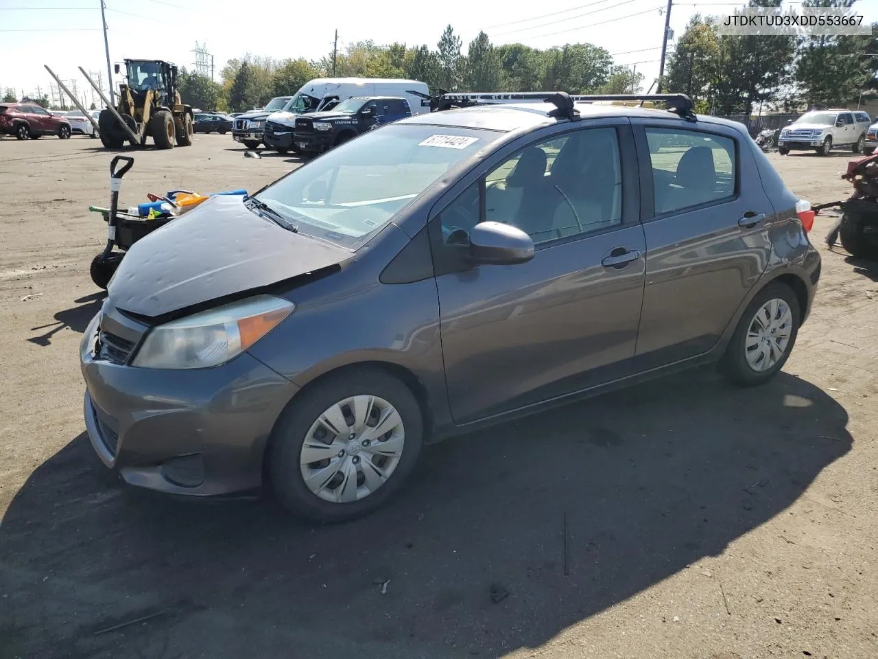 JTDKTUD3XDD553667 2013 Toyota Yaris