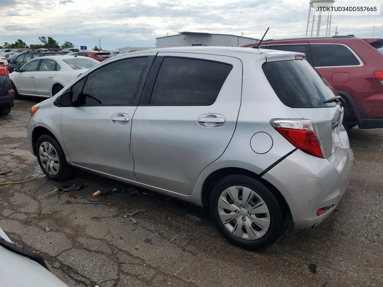 2013 Toyota Yaris VIN: JTDKTUD34DD557665 Lot: 68922464