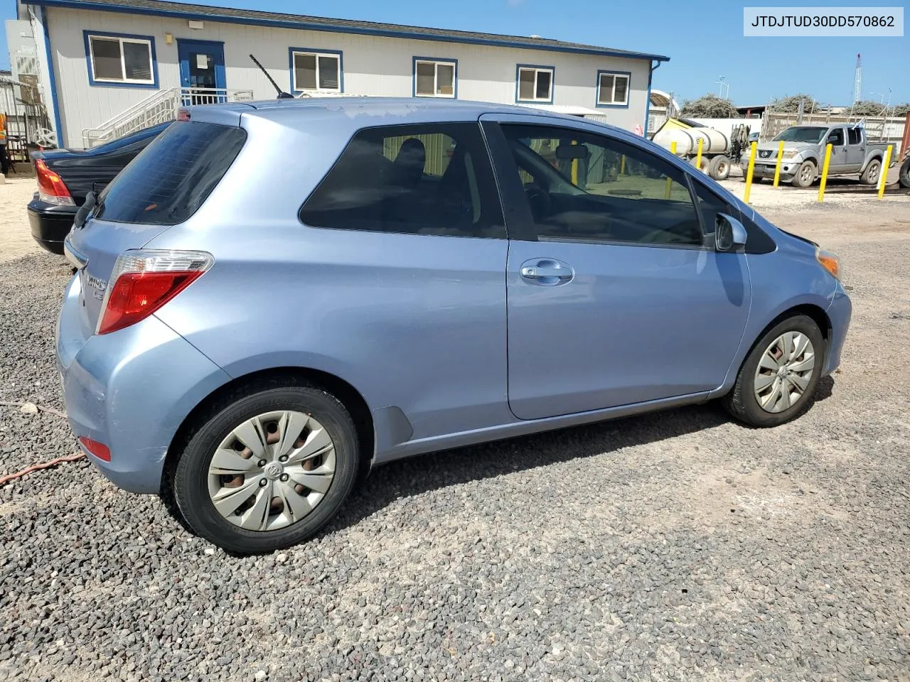 JTDJTUD30DD570862 2013 Toyota Yaris