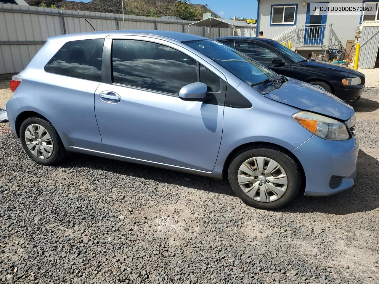 2013 Toyota Yaris VIN: JTDJTUD30DD570862 Lot: 69548654