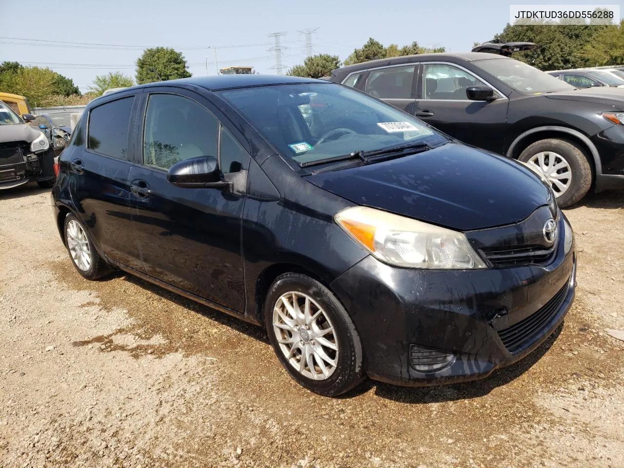 2013 Toyota Yaris VIN: JTDKTUD36DD556288 Lot: 70700404