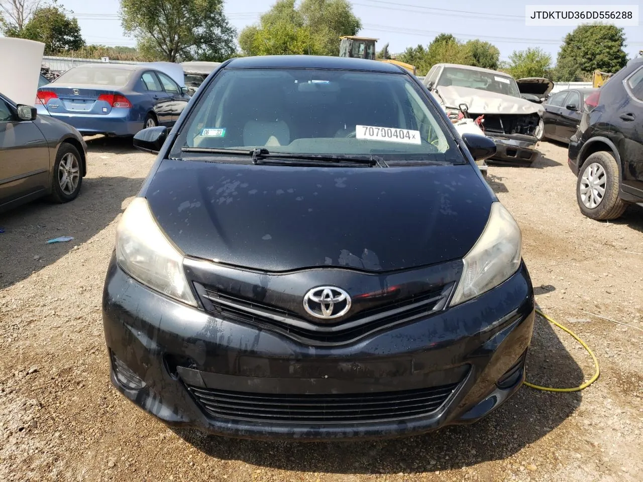 2013 Toyota Yaris VIN: JTDKTUD36DD556288 Lot: 70700404