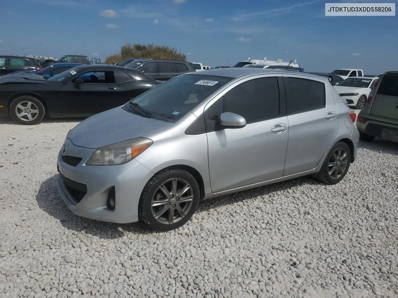 2013 Toyota Yaris VIN: JTDKTUD3XDD558206 Lot: 72456874