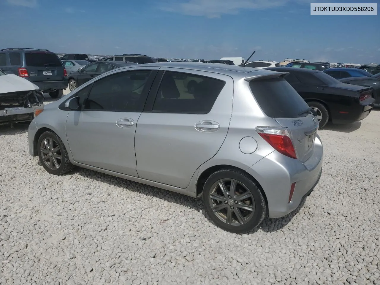 2013 Toyota Yaris VIN: JTDKTUD3XDD558206 Lot: 72456874