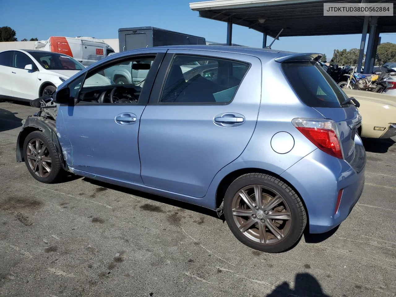 JTDKTUD38DD562884 2013 Toyota Yaris