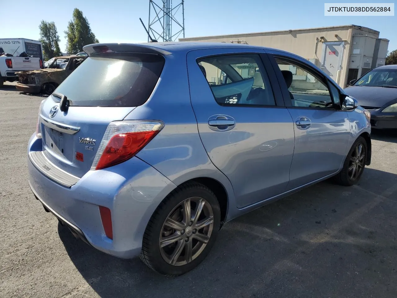 JTDKTUD38DD562884 2013 Toyota Yaris