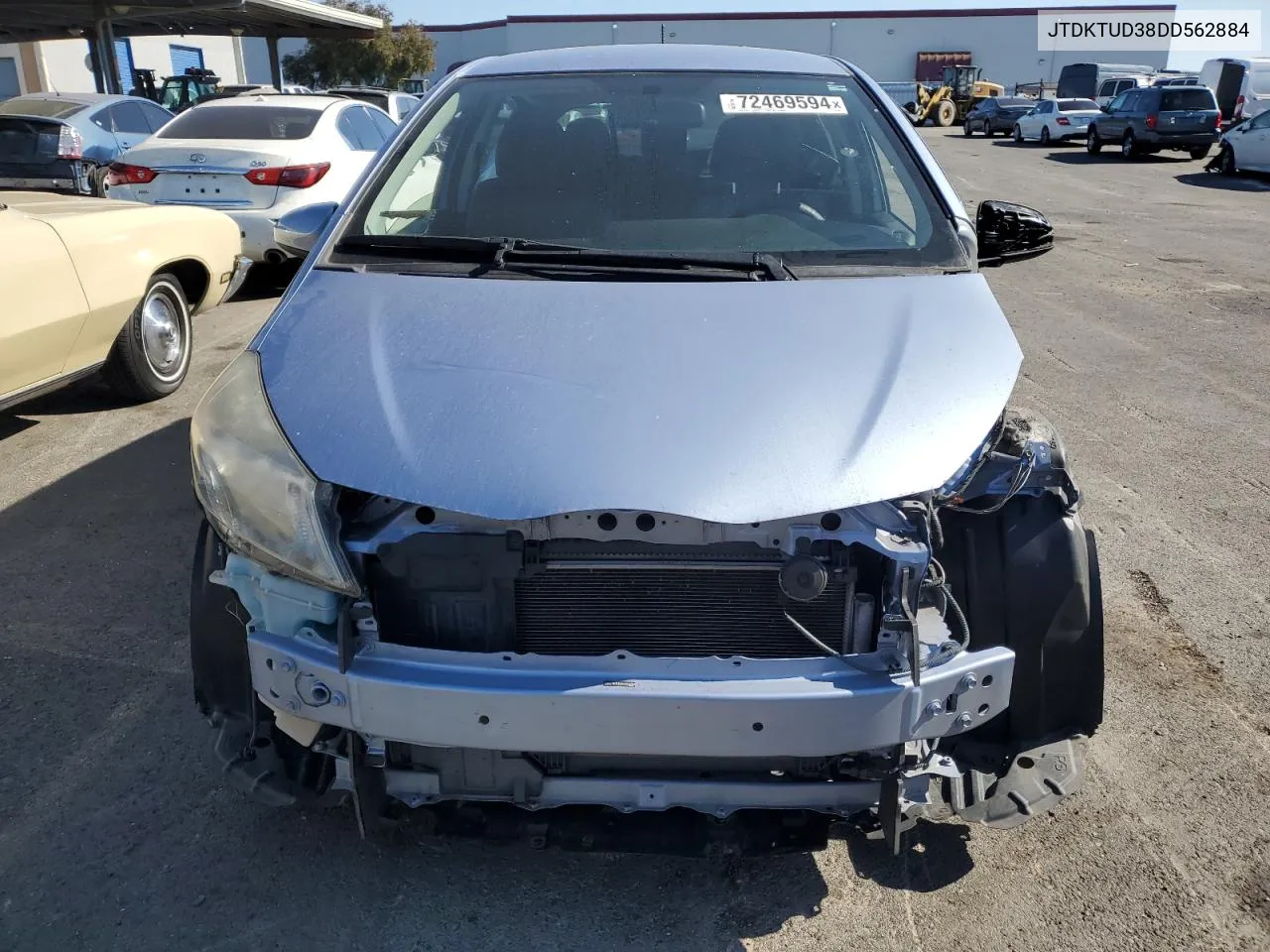 JTDKTUD38DD562884 2013 Toyota Yaris