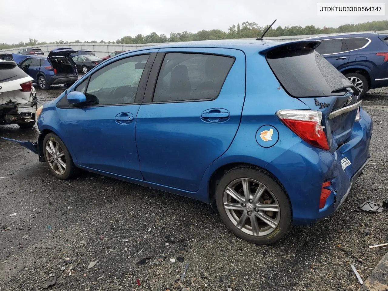 2013 Toyota Yaris VIN: JTDKTUD33DD564347 Lot: 72859524