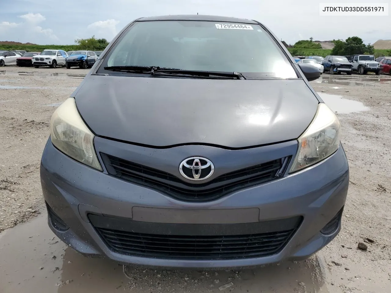 2013 Toyota Yaris VIN: JTDKTUD33DD551971 Lot: 72954464