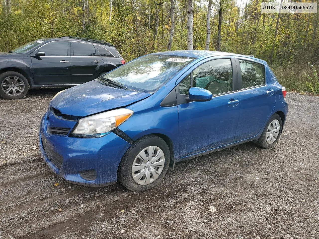 2013 Toyota Yaris VIN: JTDKTUD34DD566527 Lot: 74562994