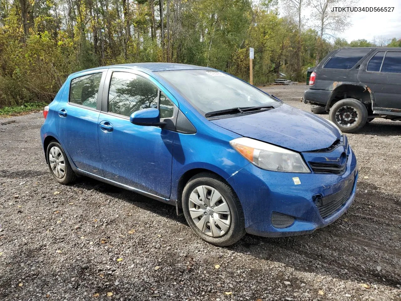 2013 Toyota Yaris VIN: JTDKTUD34DD566527 Lot: 74562994