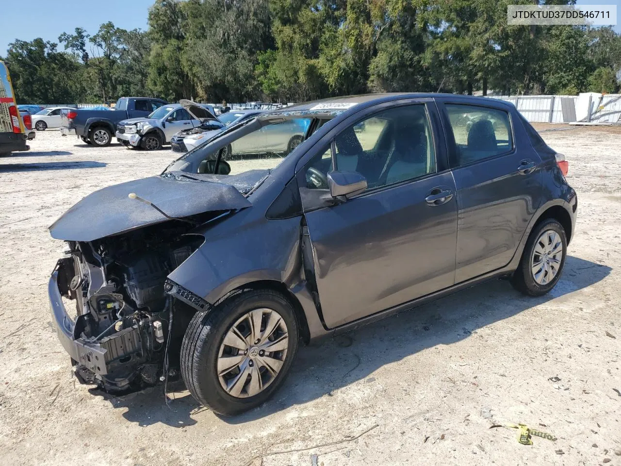 2013 Toyota Yaris VIN: JTDKTUD37DD546711 Lot: 75391664