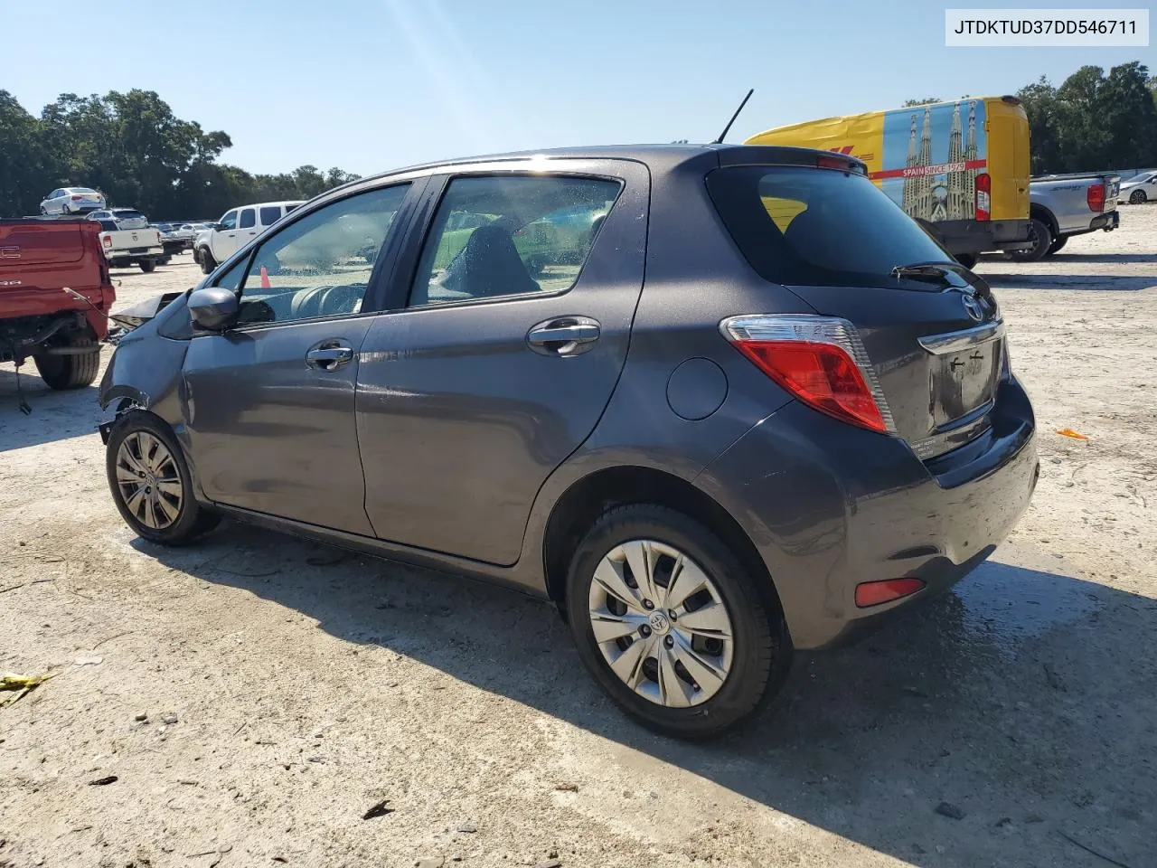 2013 Toyota Yaris VIN: JTDKTUD37DD546711 Lot: 75391664