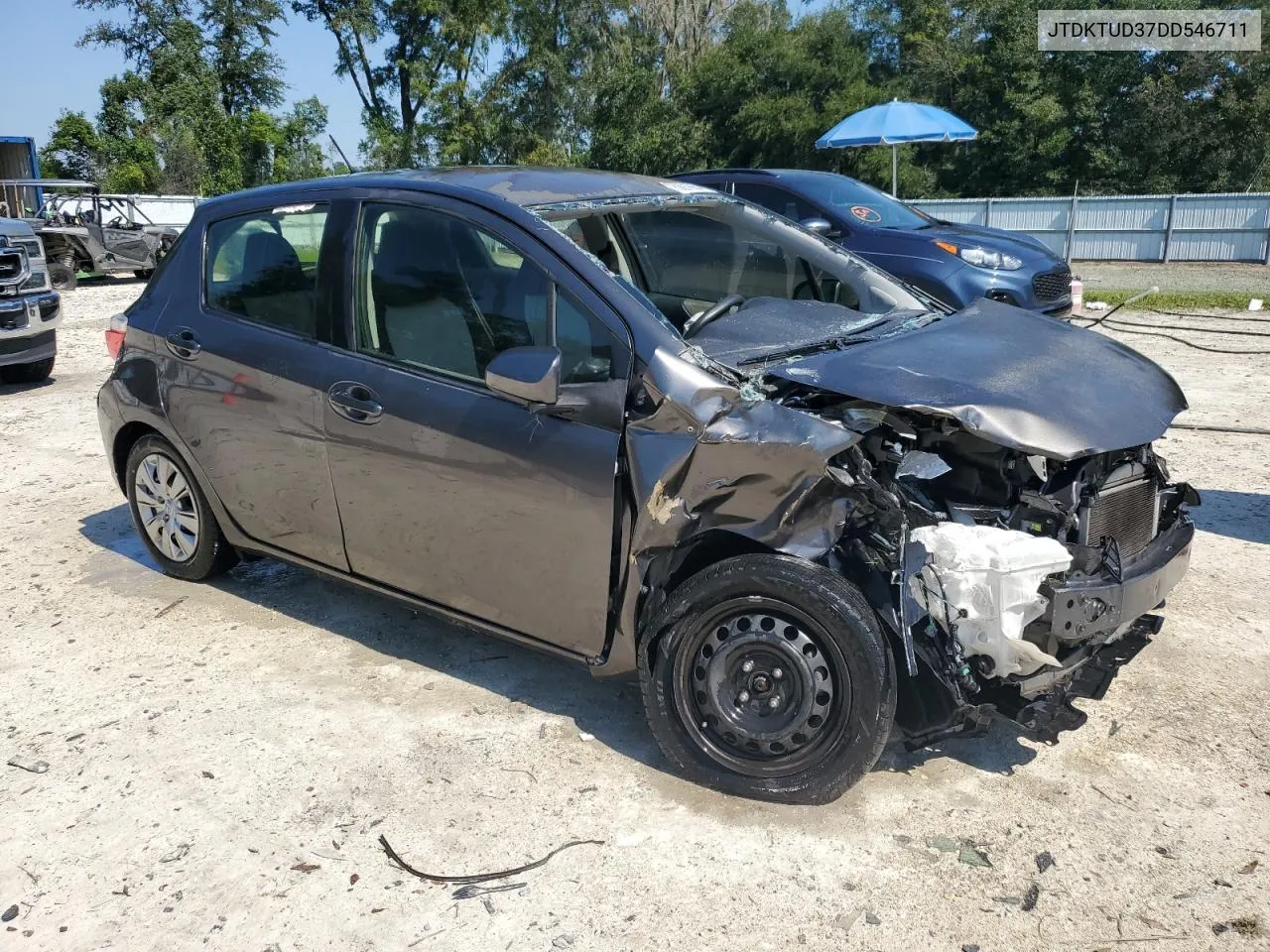 JTDKTUD37DD546711 2013 Toyota Yaris