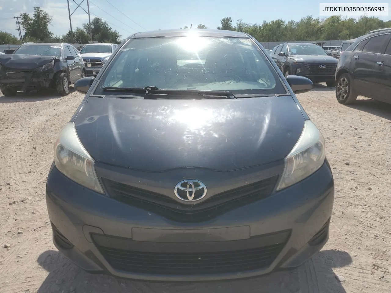 2013 Toyota Yaris VIN: JTDKTUD35DD556993 Lot: 75663654