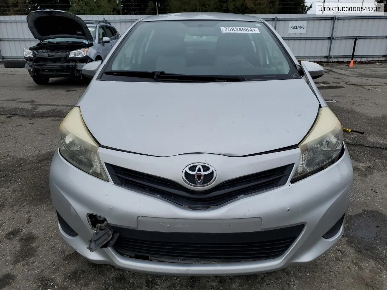 2013 Toyota Yaris VIN: JTDKTUD30DD545738 Lot: 75834664