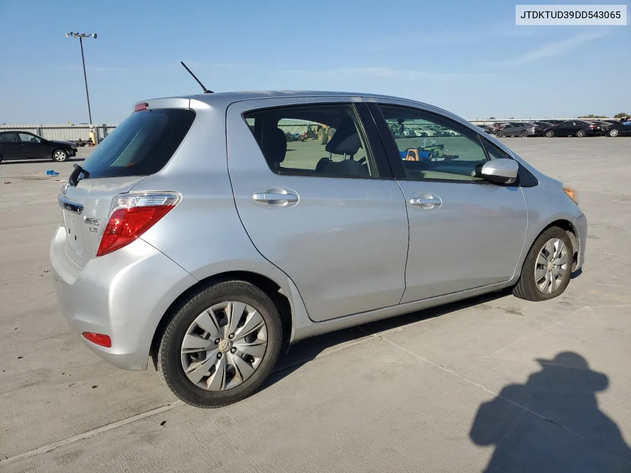 2013 Toyota Yaris VIN: JTDKTUD39DD543065 Lot: 76309754