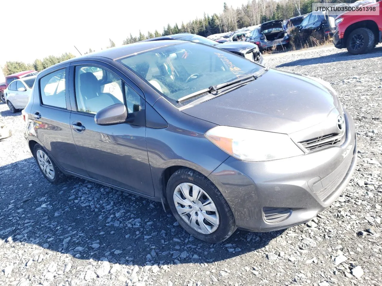 2013 Toyota Yaris VIN: JTDKTUD35DD561398 Lot: 77356634