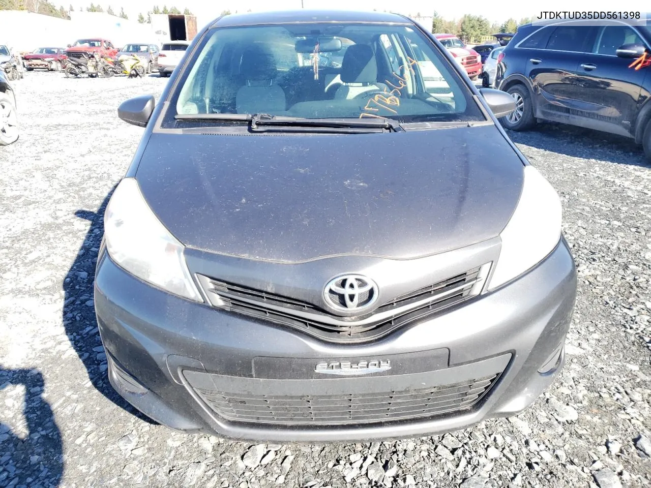 2013 Toyota Yaris VIN: JTDKTUD35DD561398 Lot: 77356634