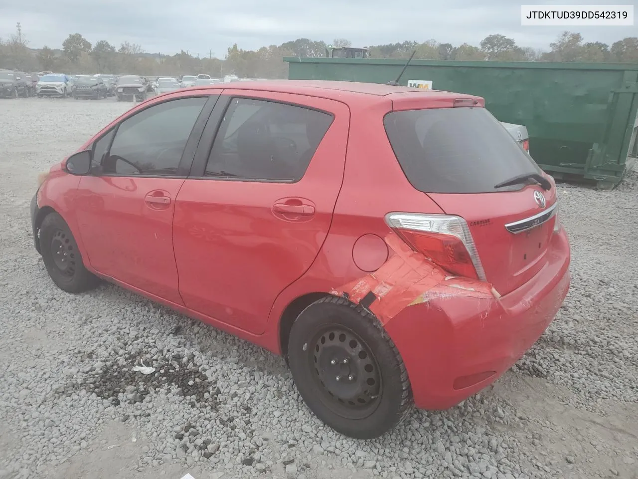 JTDKTUD39DD542319 2013 Toyota Yaris