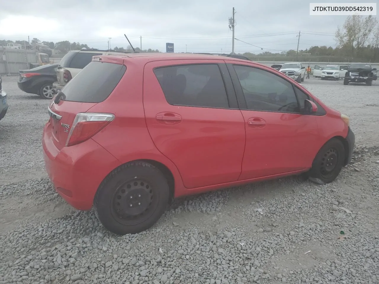 JTDKTUD39DD542319 2013 Toyota Yaris